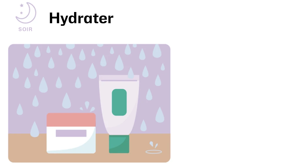 Soir : Hydrater